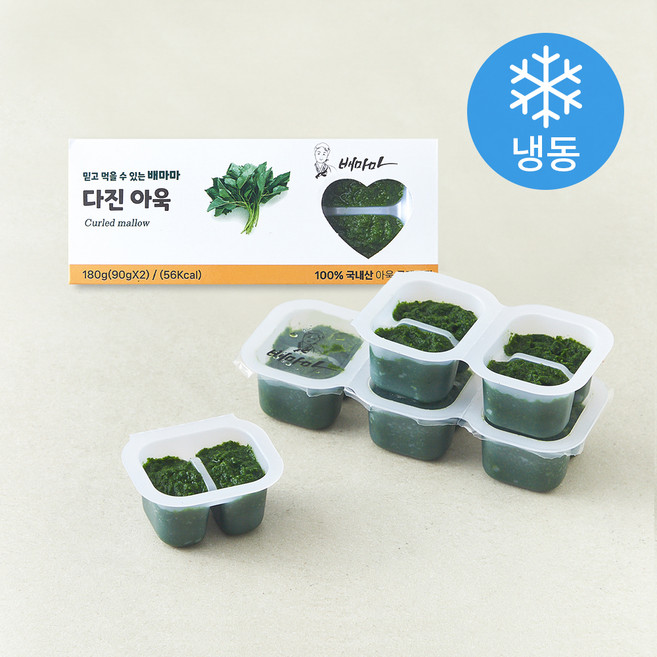 배마마 곱게 다진 아욱 (냉동), 180g, 1개
