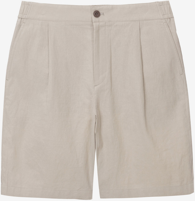 마인드브릿지 남녀공용 릴랙스핏 린넨 풀밴딩 하프팬츠 MYHP3133