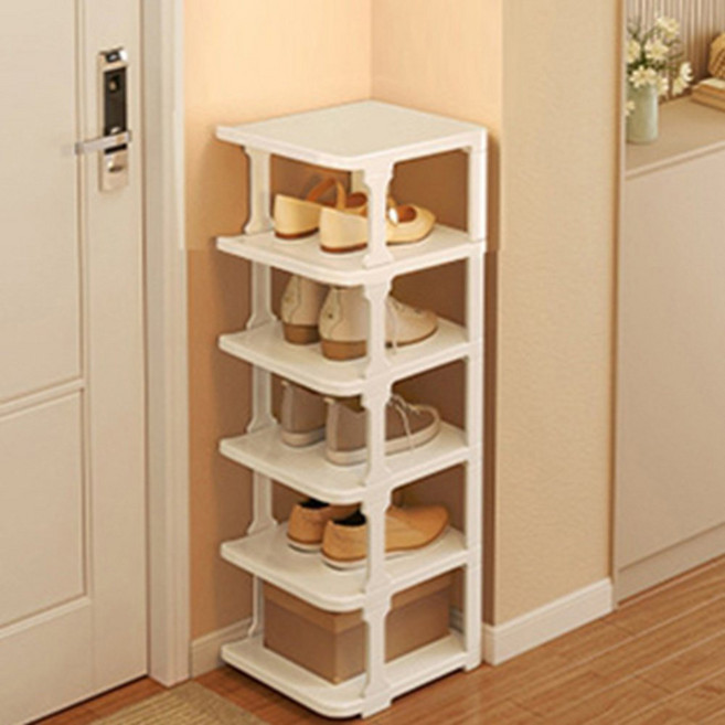 Mabel In Home 高級居家空間活用鞋櫃, 6層, 白色