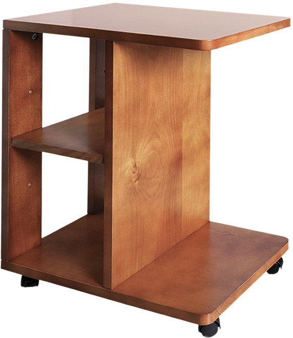 Hampton 漢汀堡 可移動實木收納邊桌, 柚木色