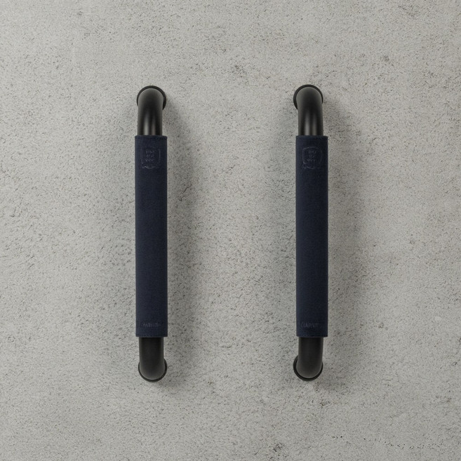 솔로젠 항균 벨벳 문 손잡이 커버 테이프 타입 2p, 네이비