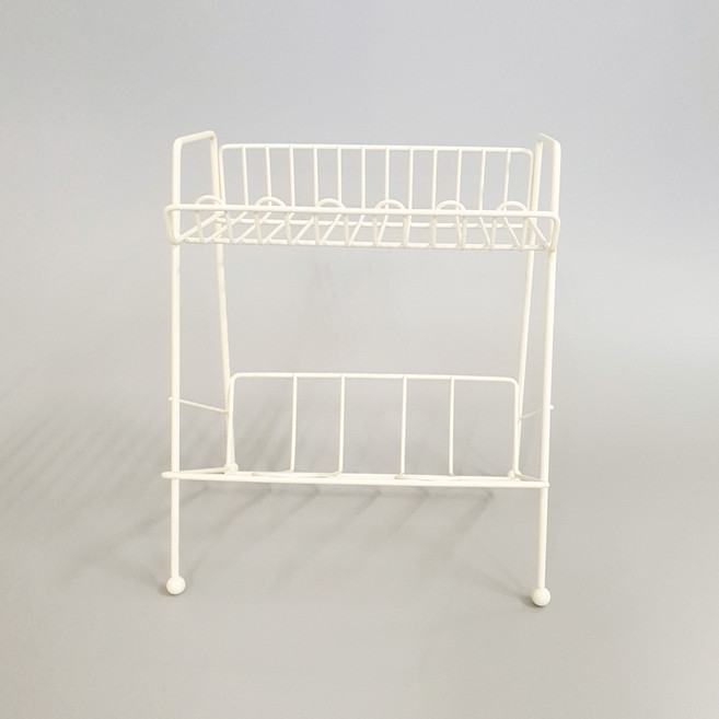 Countryitem 소피아 쁘띠 2단 키친 선반, 아이보리