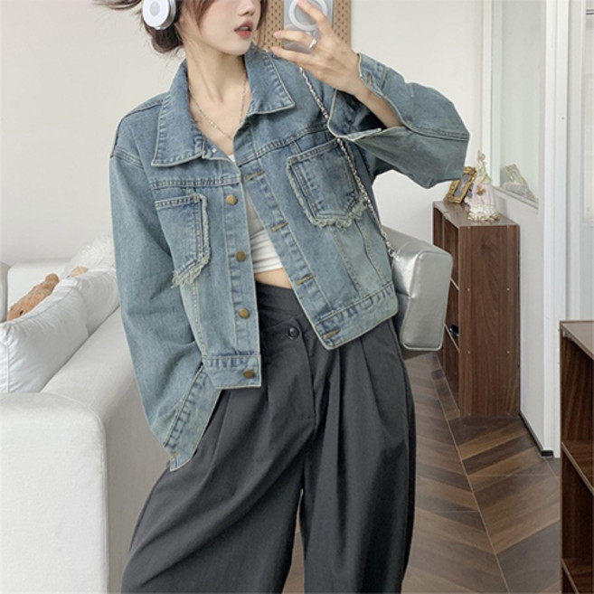 The Flow Commerce 女款 Uncut Mood 休閒牛仔夾克