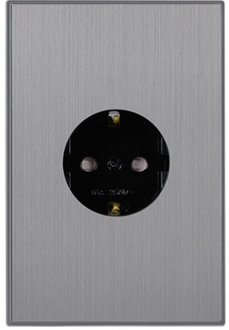 틸인스 콘센트 1구 다크그레이, 1개