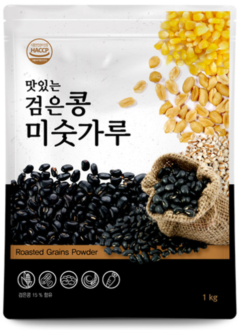 배대감 맛있는 검은콩미숫가루, 1kg, 1개