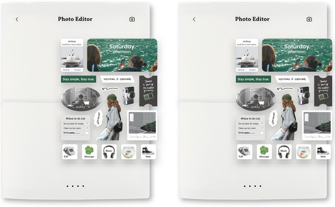 DASH&DOT Photo Editor 四格相本 2p + 可撕貼紙 2p 套組, 40張, 閃光白