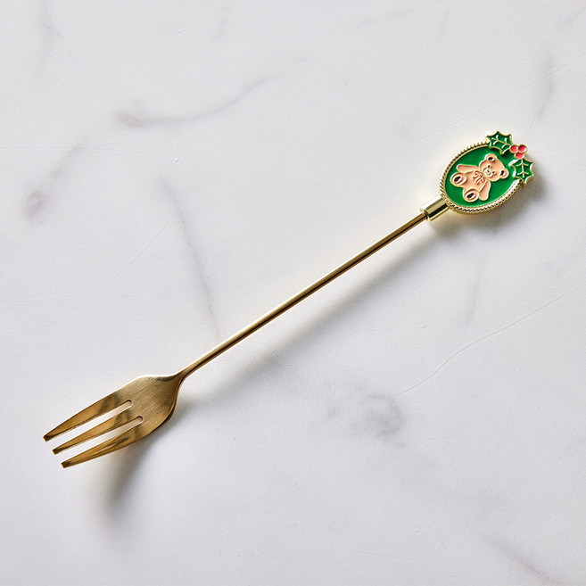 모던하우스 윈터카니발 티포크 베어, 1개, 단품