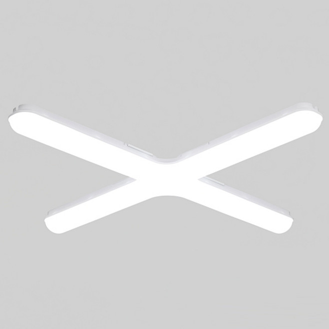 원하 형광 LED 플리커프리 십자 천장등 80W, 주광색(화이트)