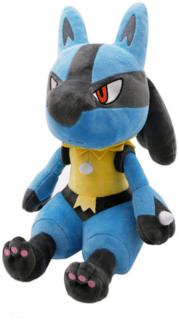 포켓몬스터 루카리오 봉제 인형, 25cm, 혼합색상, 1개