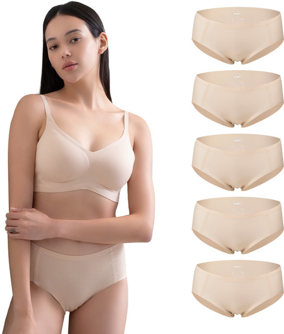 에어길 심리스 무봉제 노라인 슥 팬티 5종 세트