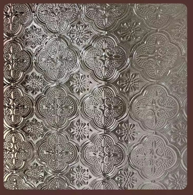 에드 반짝이는 복고풍 유리 필름 2p, 타입1