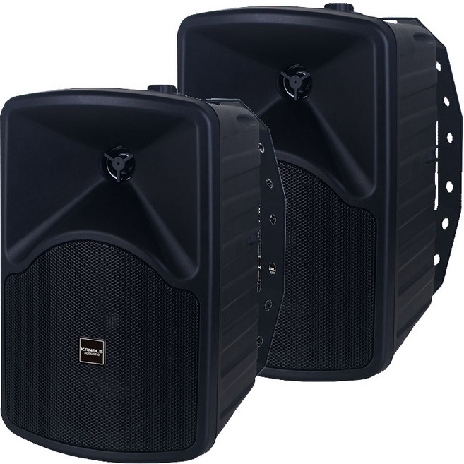 카날스 매장용 패션 스피커 160W 2p + 벽걸이 브라켓 세트, TS-55(블랙)