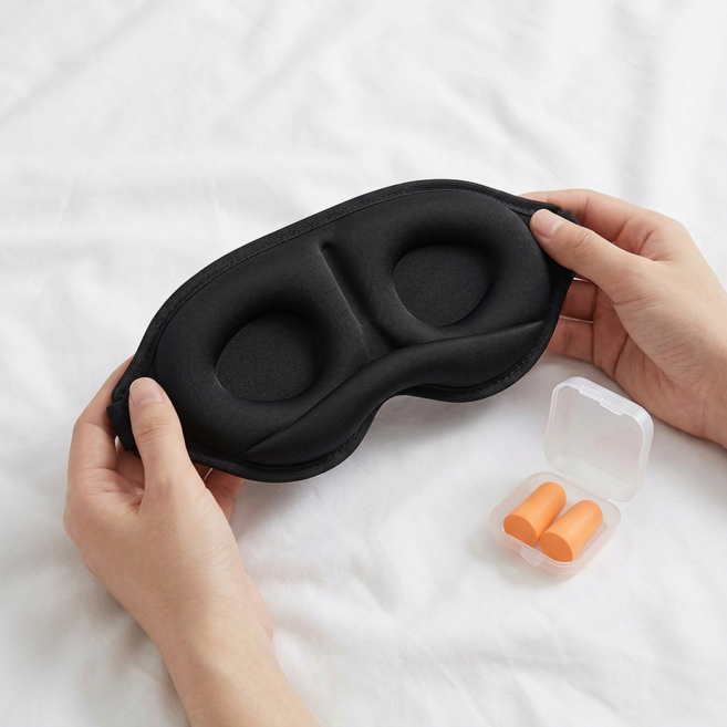 벨리안 프리미엄 3D 수면안대 + 수면 귀마개 세트