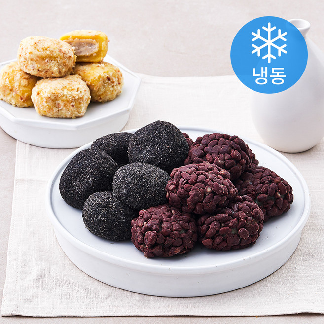 블루탐 오메기떡 3종 혼합세트 (냉동), 1.15kg, 1개입, 1세트