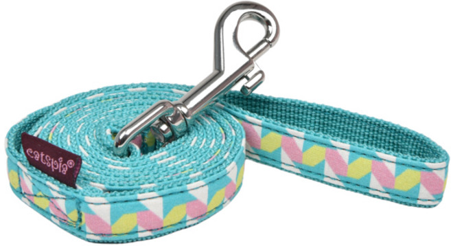 캐츠피아 고양이 페럴 산책 리드줄 CAXA-AL9518, 아쿠아, 1개