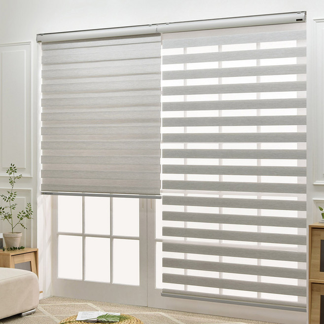 아라크네 우드룩 콤비블라인드 롤스크린 창문형