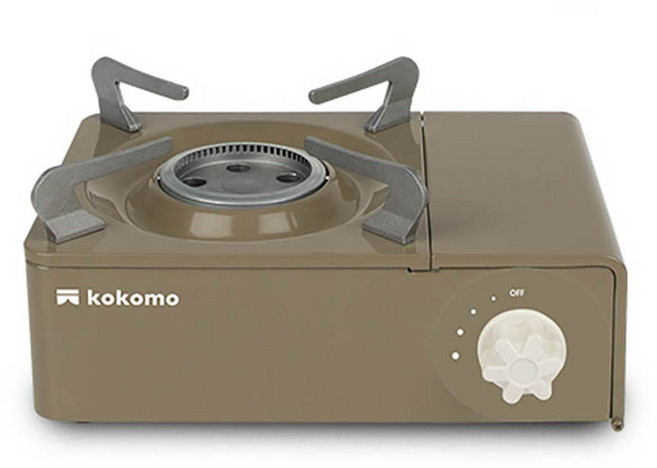 kokomo 便攜美型卡式爐 KM-205, 1個, 卡其棕