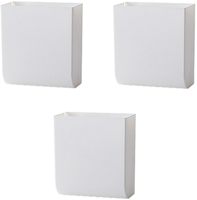 에이비씨생활 다용도 미니 수납선반, 화이트, 3개