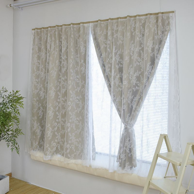 난리시스터즈 붙이는 찍찍이 커튼