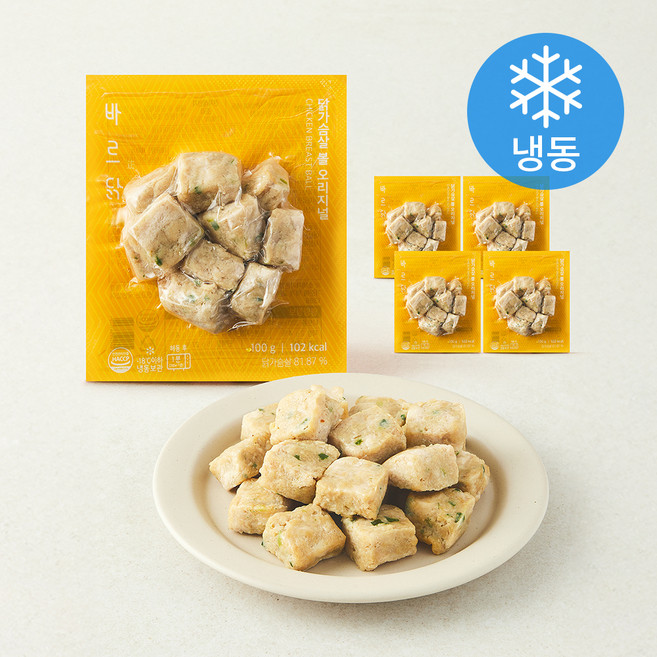 바르닭 닭가슴살볼 오리지널 (냉동), 100g, 5개