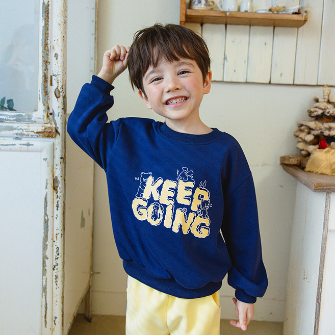 베베쥬 킵고잉 프렌즈 맨투맨