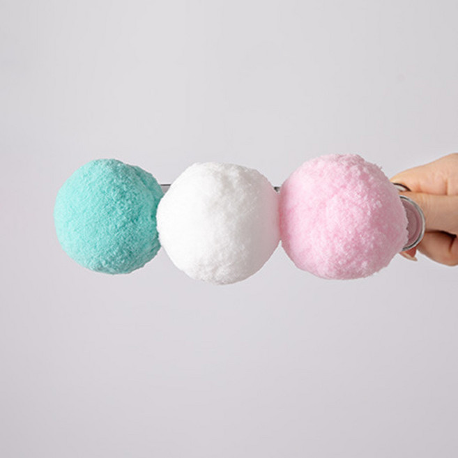 플라워트리 삼색 커튼집게 18cm, 핑크블루, 1개