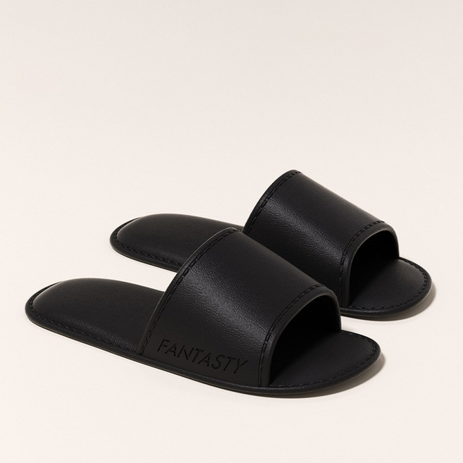 아리코 호텔식 모던 슬리퍼, 블랙, 1개