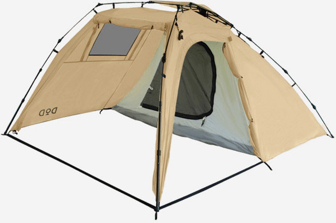 도플갱어아웃도어 DOD 바이크 인 원텐트, TAN, 2인용
