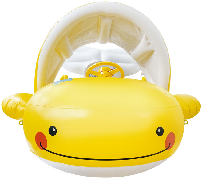 아이윙크 고래 유아 보행기튜브, 옐로, 1개