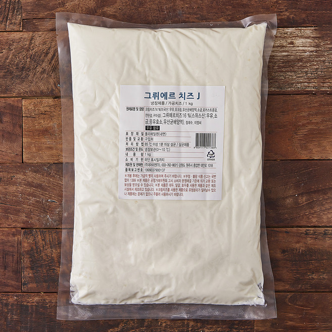 데어리젠 그뤼에르 치즈 J, 1kg, 1개입, 1개