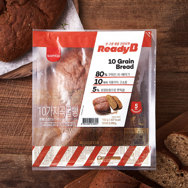 삼립 레디비 10가지 곡물빵, 150g, 1개입, 1개