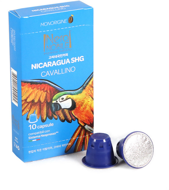 네로노빌 니칼라구아 네스프레소 호환 캡슐커피, 5.6g, 10개, 10개