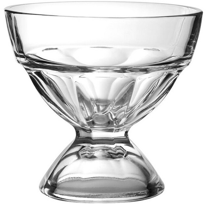 Pasabahce 帕莎帕琦 American 高腳甜點玻璃杯 300ml, 1個, 透明色