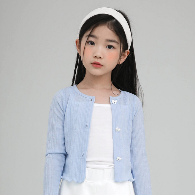 로로샤 여아용 샤린 가디건