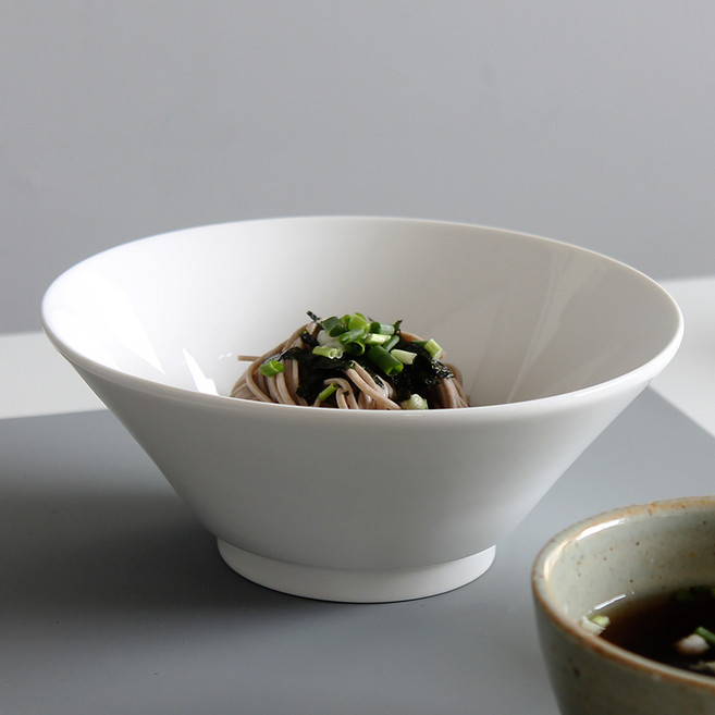 끌리메 심플 면기, 크림화이트, 2개