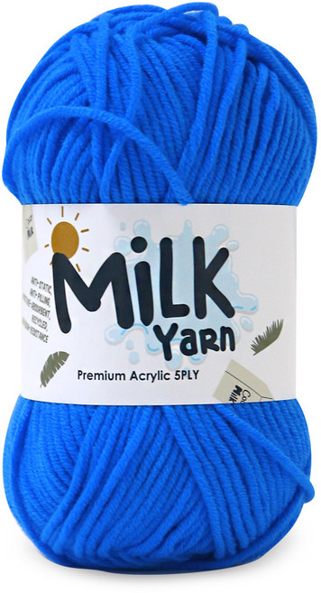 니뜨 밀크얀 뜨개실 50g, 29블루, 1개