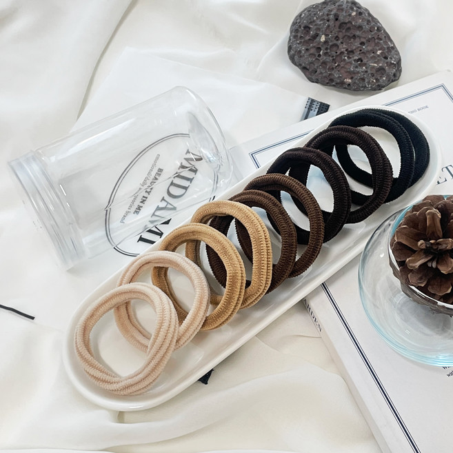 미다미 남여공용 데일리 소프트 밴드 헤어끈 10p 세트