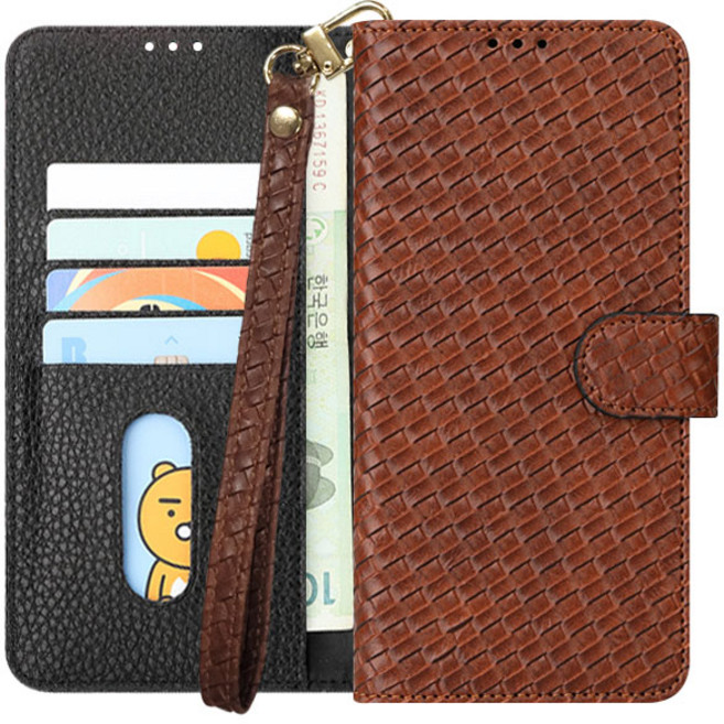 아이엔픽 보미테 스트랩 지갑형 다이어리 휴대폰 케이스