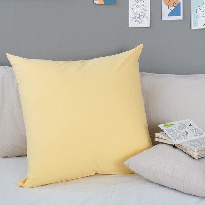 포홈 코튼캔디 순면 등쿠션 커버