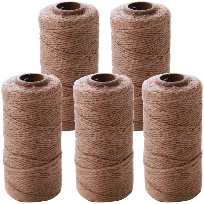 麻繩 2mm 5入, 米色, 100m