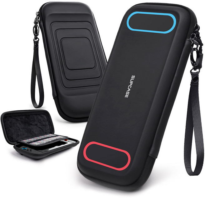 SUPCASE Nintendo Switch 2 2025 便攜手提包 Mini, 1個, 黑色, Sup-Switch2025-Carrying-Mini-Black