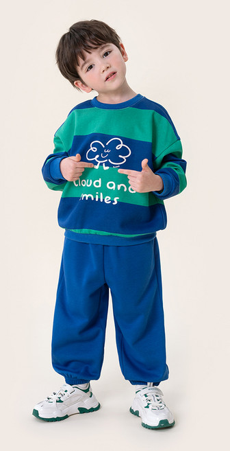 멜리코코 아동용 클라우드 스마일셋업 상하의 세트 MLJ412