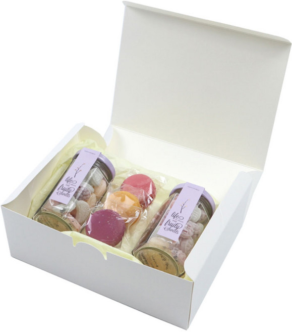 직사각 원터치 식품박스 240 x 180 x 85 mm, 25개