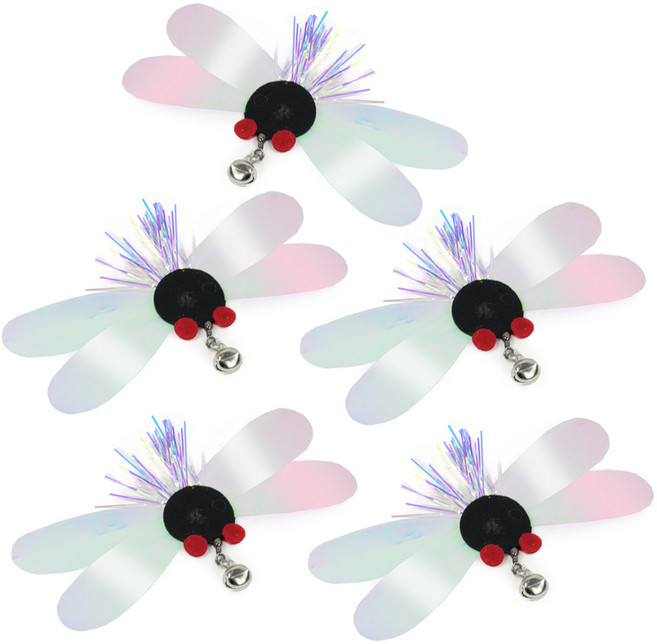 펫츠몬 고양이 낚시대 플라잉 시리즈 리필 5p, 잠파리, 1세트