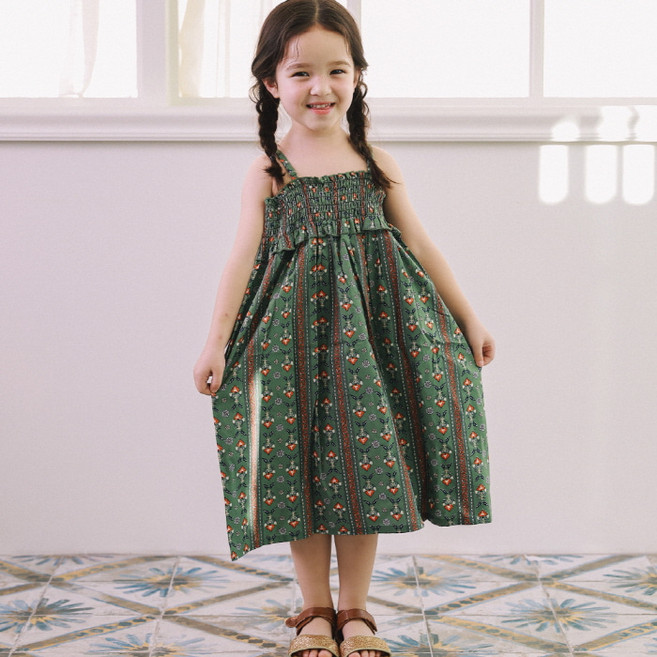 토토헤로스 여아용 통기성 TH 맥시 원피스