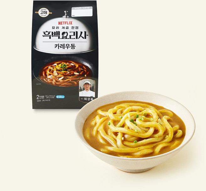 고메 흑백요리사 최강록셰프 카레우동 2인, 760g, 1개