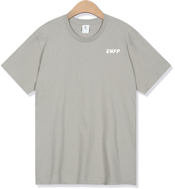 디엘크리 남녀공용 MBTI 시리즈 ENFP 17수 반팔 티셔츠