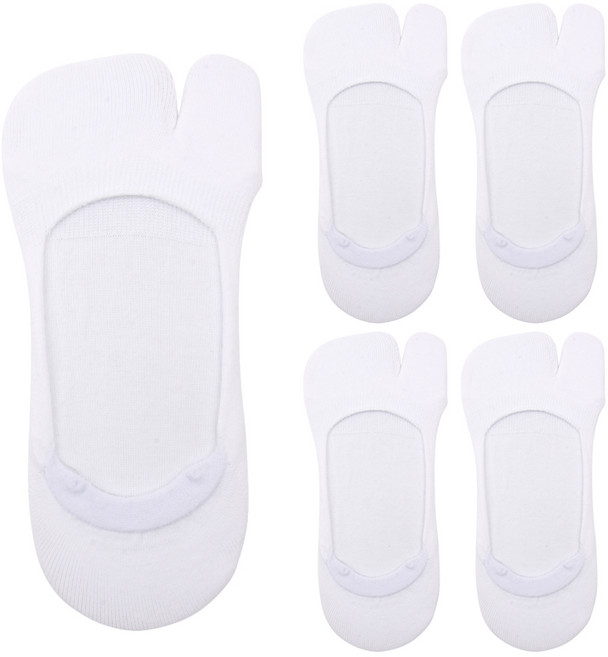 두발로 남성용 타비 발가락 페이크삭스 5켤레