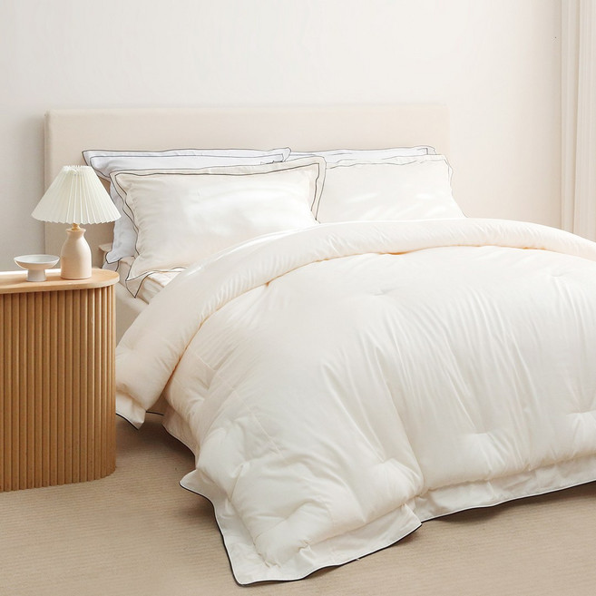 플로라침구 모달프렌치 코튼 사계절 차렵이불 세트