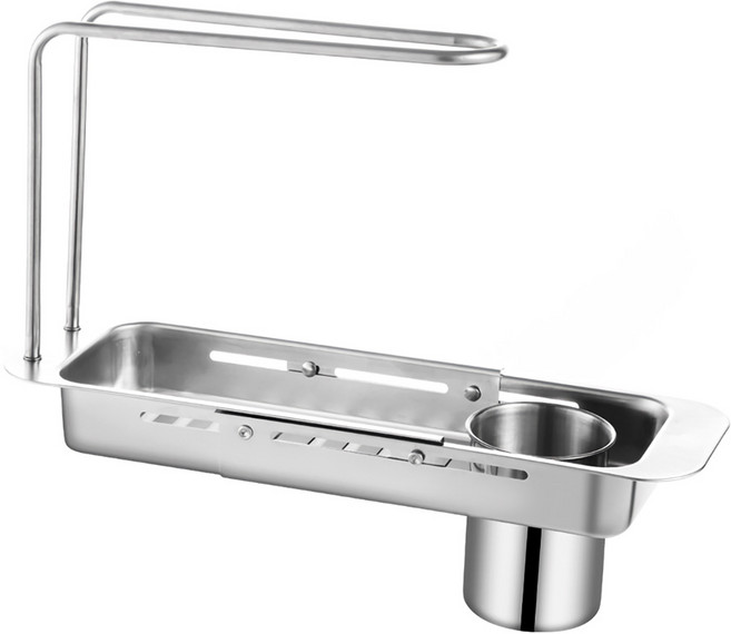 벨로비 스테인레스 슬라이딩 4IN1 개수대 멀티 바스켓